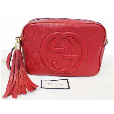 small red gucci crossbody|Gucci crossbody bag sale.